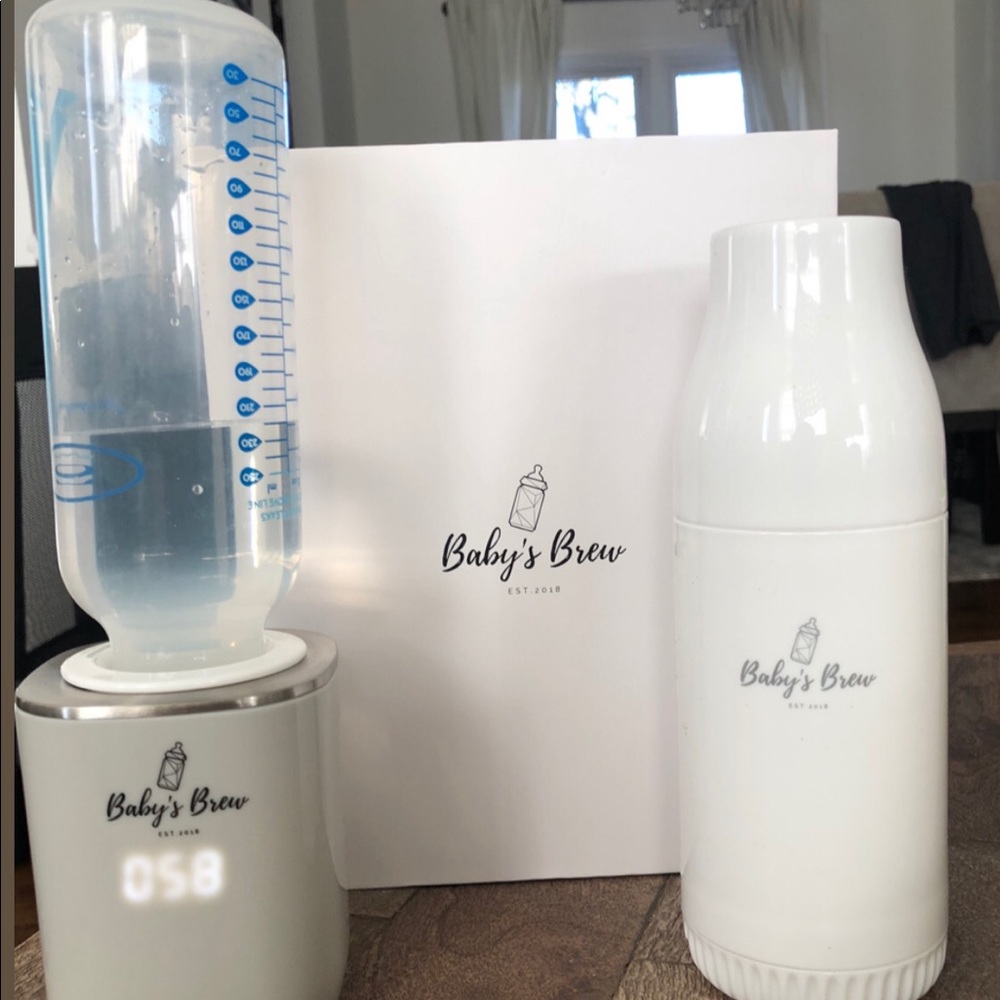The baby’s brew portable bottle warmer
